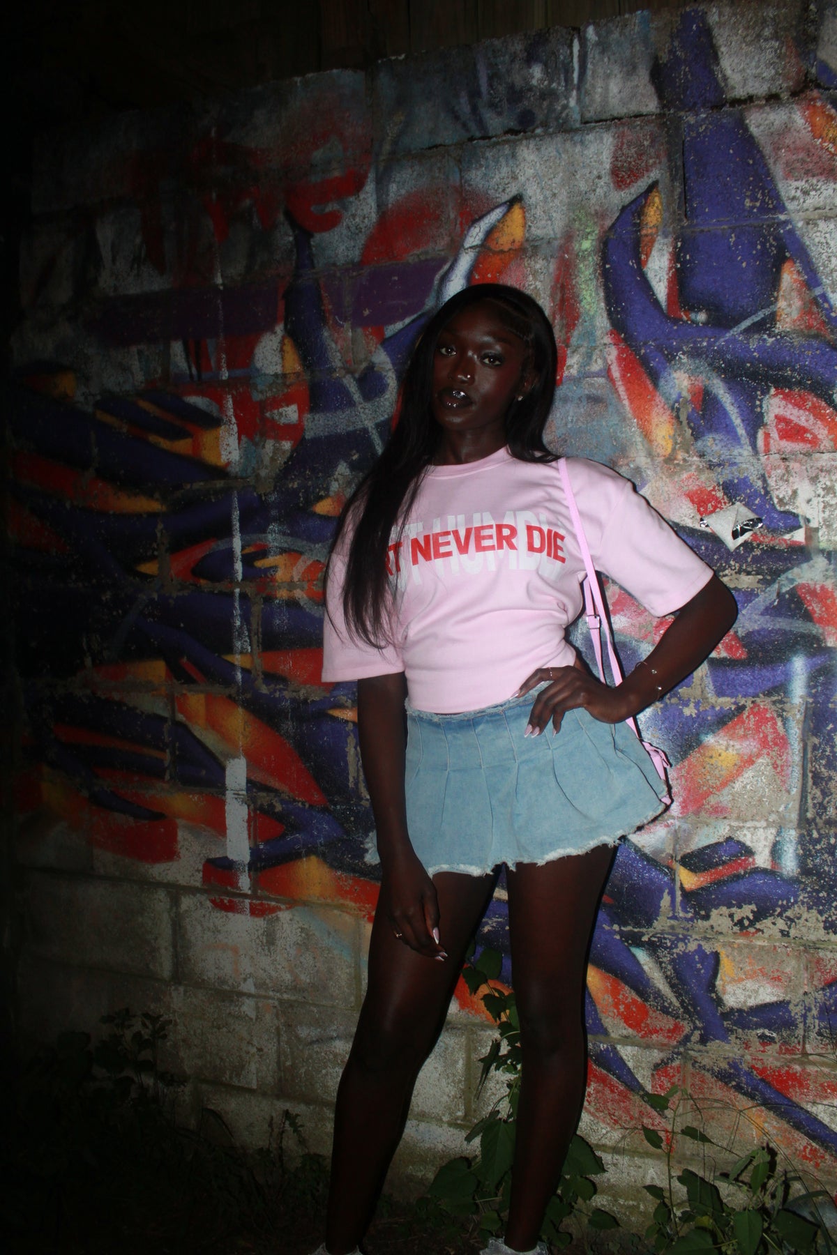 Pink “Art Never Die” Tee
