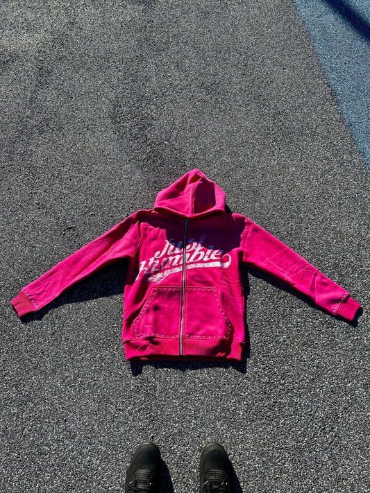 Pink Just Humble Zip-up