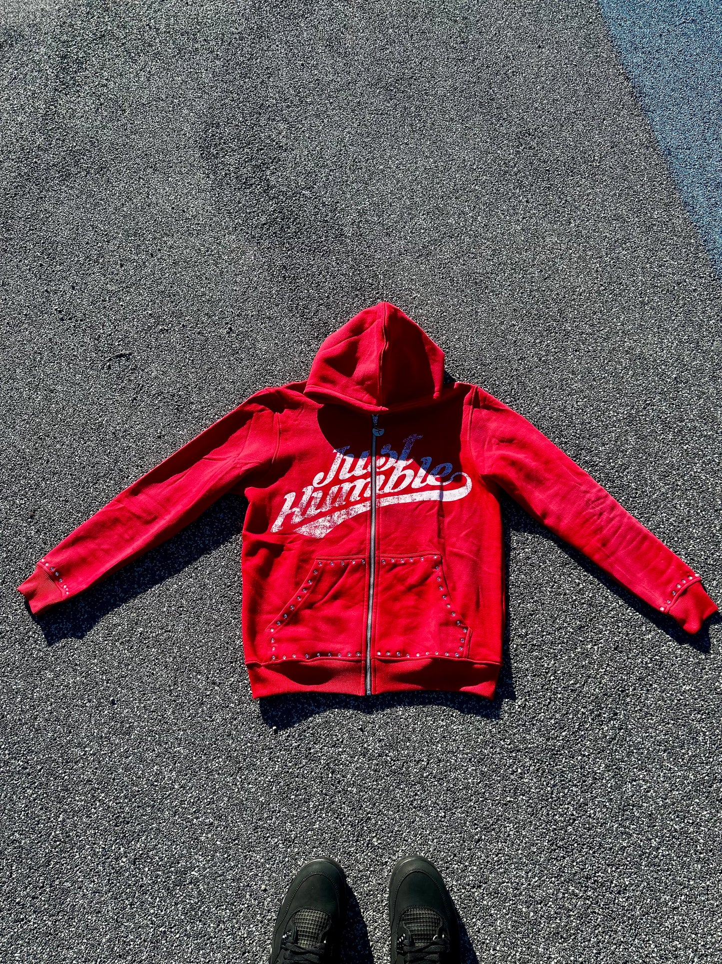 Red Just Humble Zip-Up