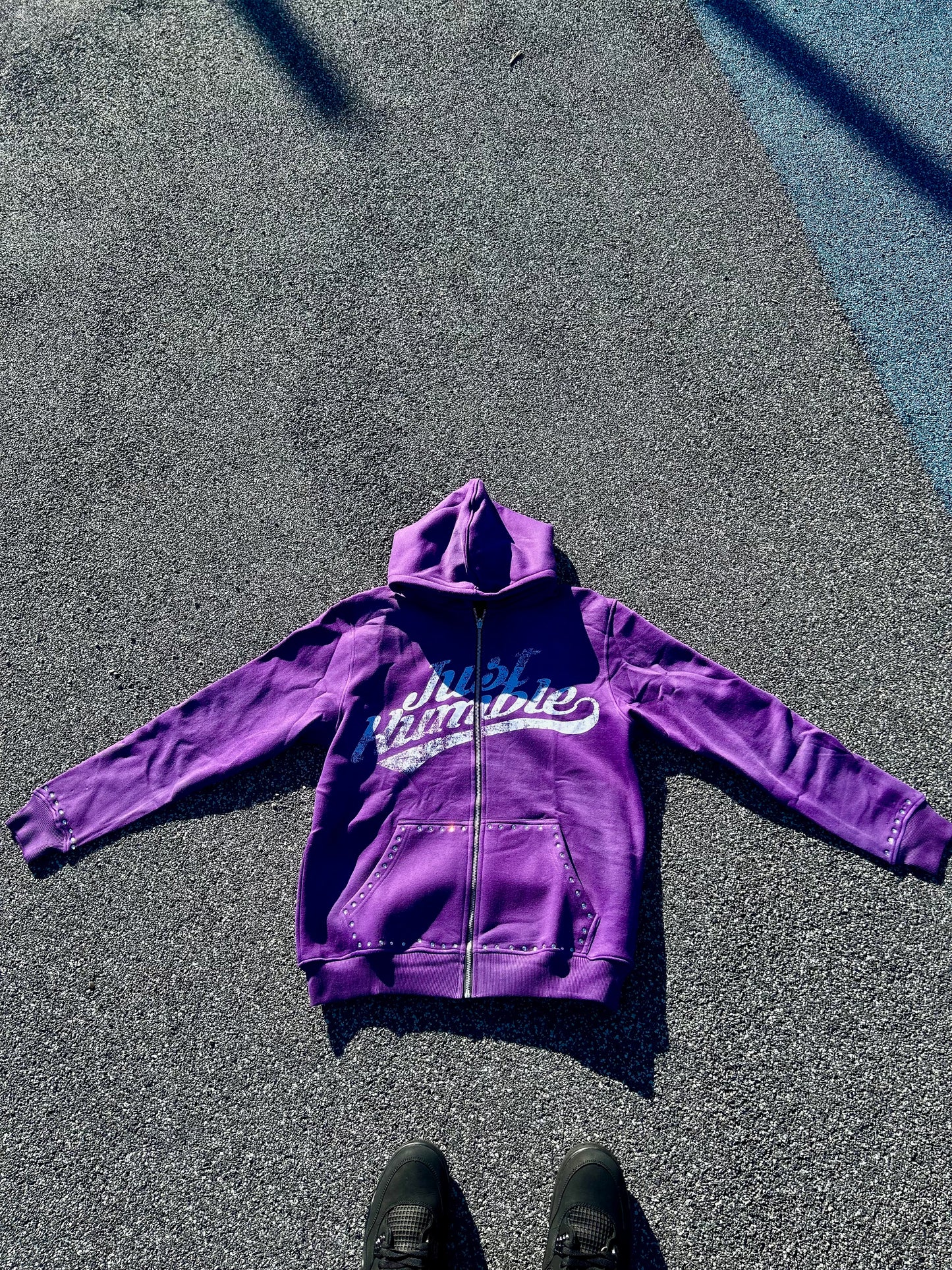 Purple Just Humble Zip-Up