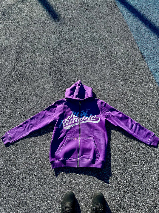 Purple Just Humble Zip-Up