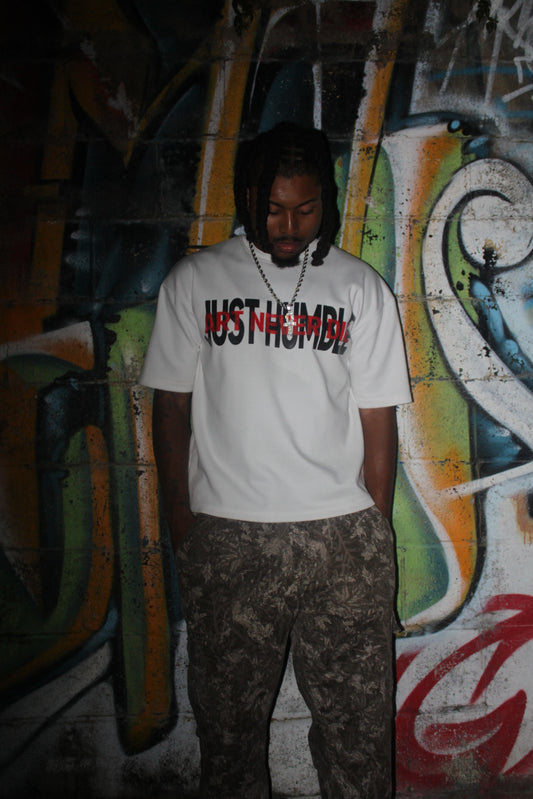 White “Art Never Die” Tee