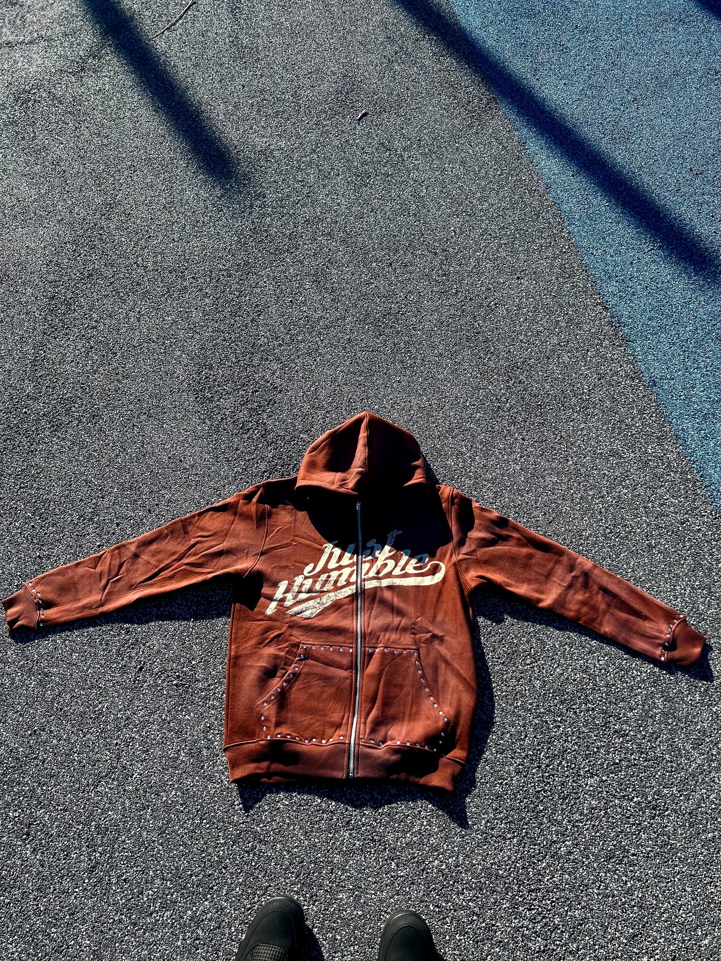 Brown Just Humble Zip-Up